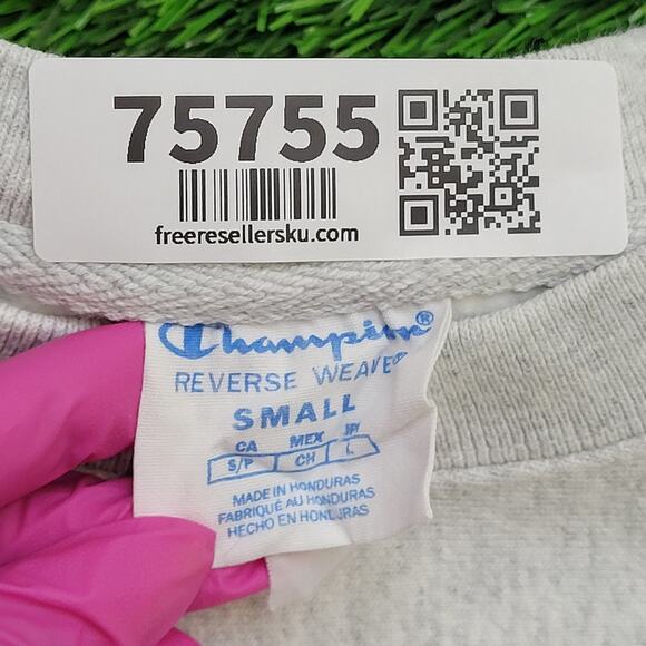 Vintage Stonehill College Sweatshirt Small 19x24 Gray - Picture 8 of 13